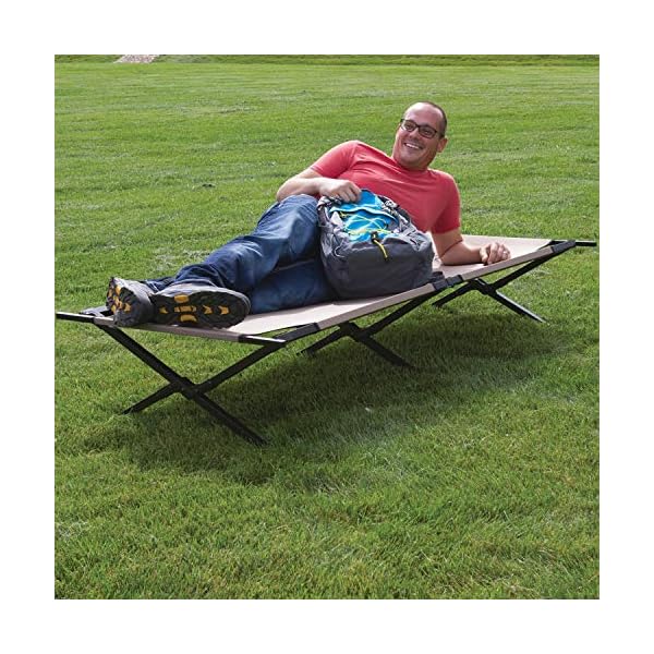 Coleman Trailhead II Camping Cot, EasytoAssemble Folding Cot Supports