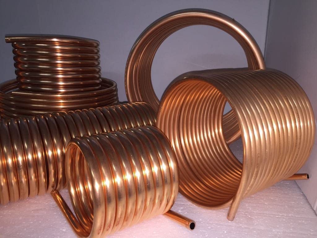 Spirale aus Kupferrohr 18x1mm weich aus 10m mit Ø ca. 31cm (Kupferrohrspirale)