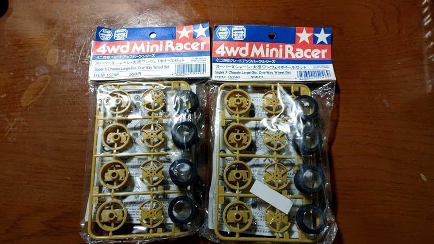 スーパーＸシャーシ・ナローワンウェイホイール セット12パックまとめ売り① Amazon | ホビー タミヤ ミニ四駆 スーパーXシャーシ 大径