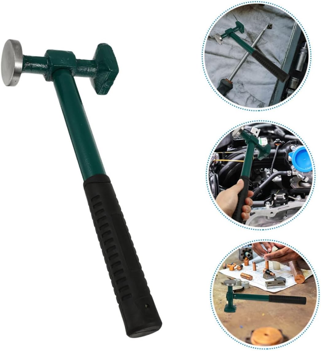 Cabilock Auto Body Sheet Repair Tool Precision Crafted Small Hammer Tool Steel Handle for Vehicle Repair