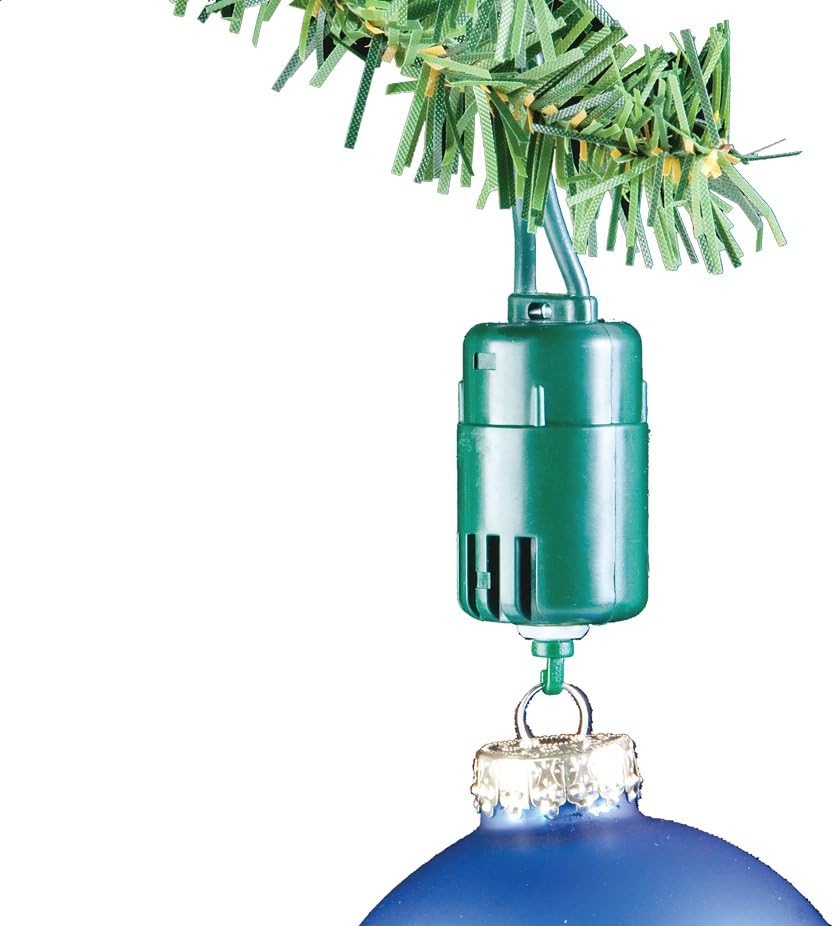 Roman Lights Ornamotor II Revolving Ornament Hook, Plugs Into Tree Light Plug