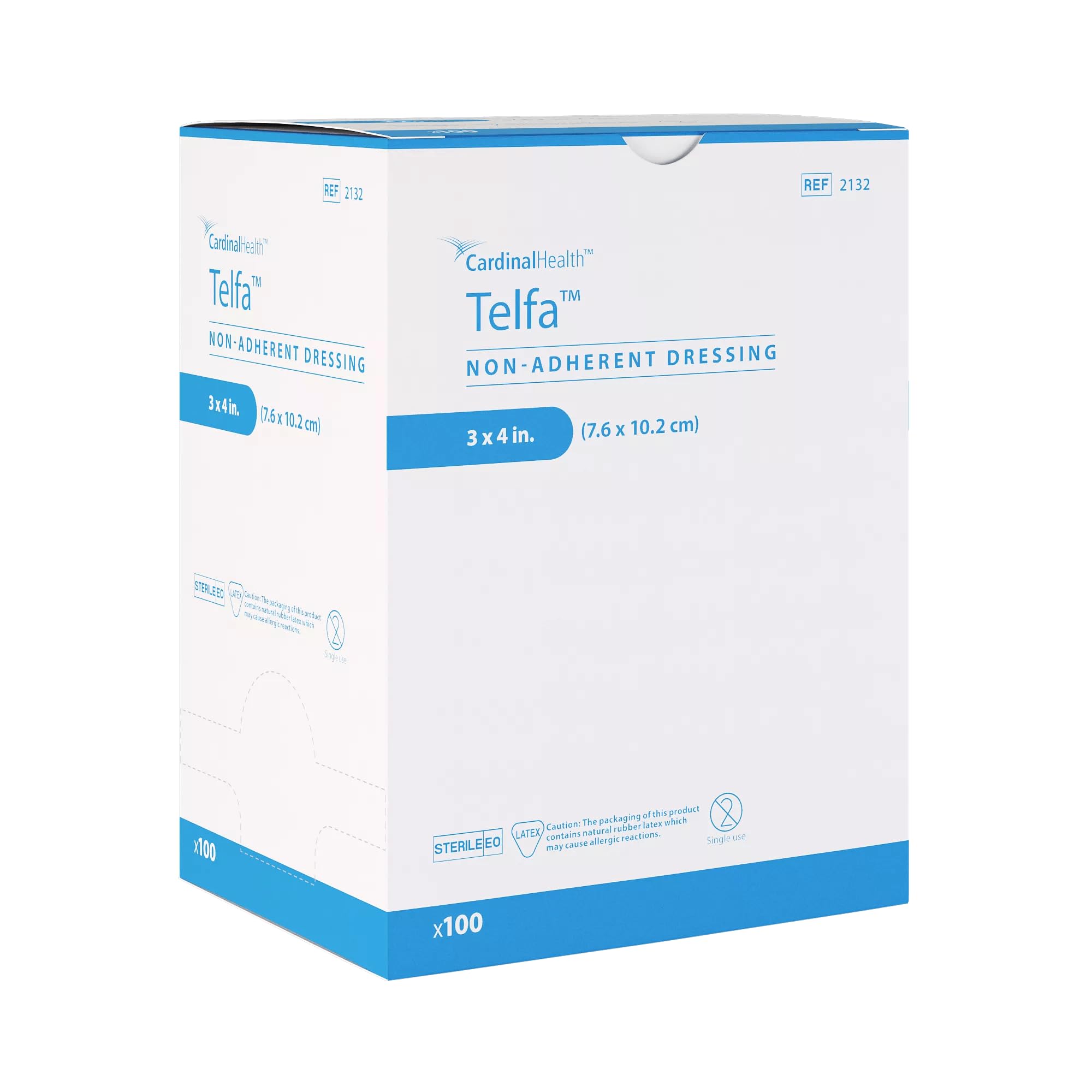 Telfa™ Non-Adherent Dressing Gauze Pad, Sterile, 3 x 4IN, Case of 2400