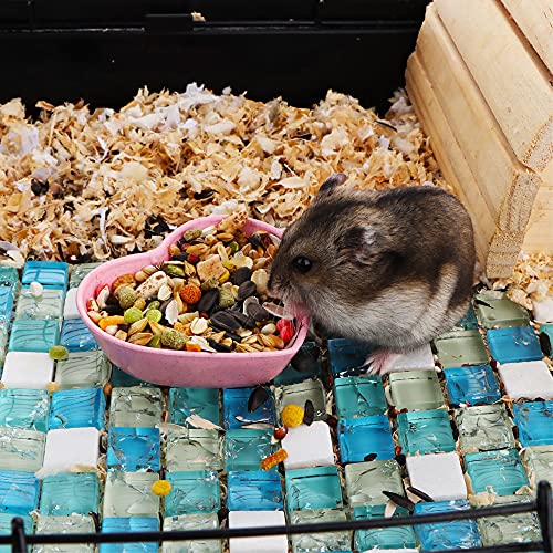 Dqitj 3 Pack Hamster Food Dish Small Cute Shape Food Bowl For Hamster Hedgehog Small Animals thumb #1
