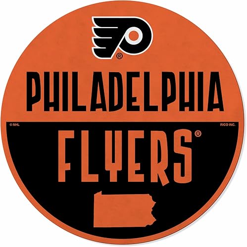 Miniatura 29 de NHL Rico Industries - Banderín de corte en forma de banderín, decoración del hogar y sala de estar, fieltro suave EZ para colgar