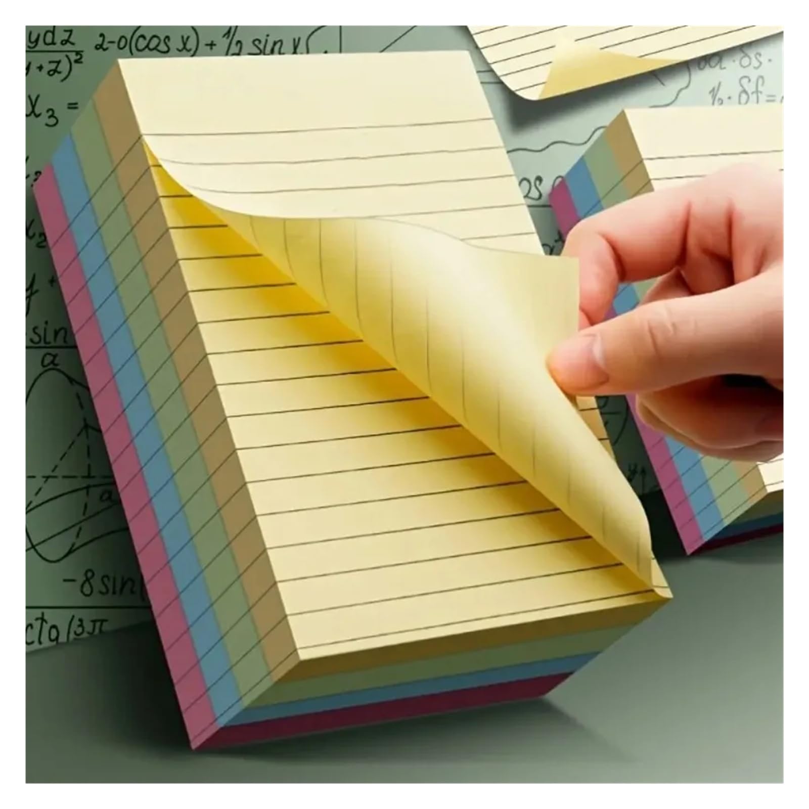 100/200 Blatt bunte Haftnotizen mit beschrifteten Registerblättern for Bürobedarf(100sheets-big)