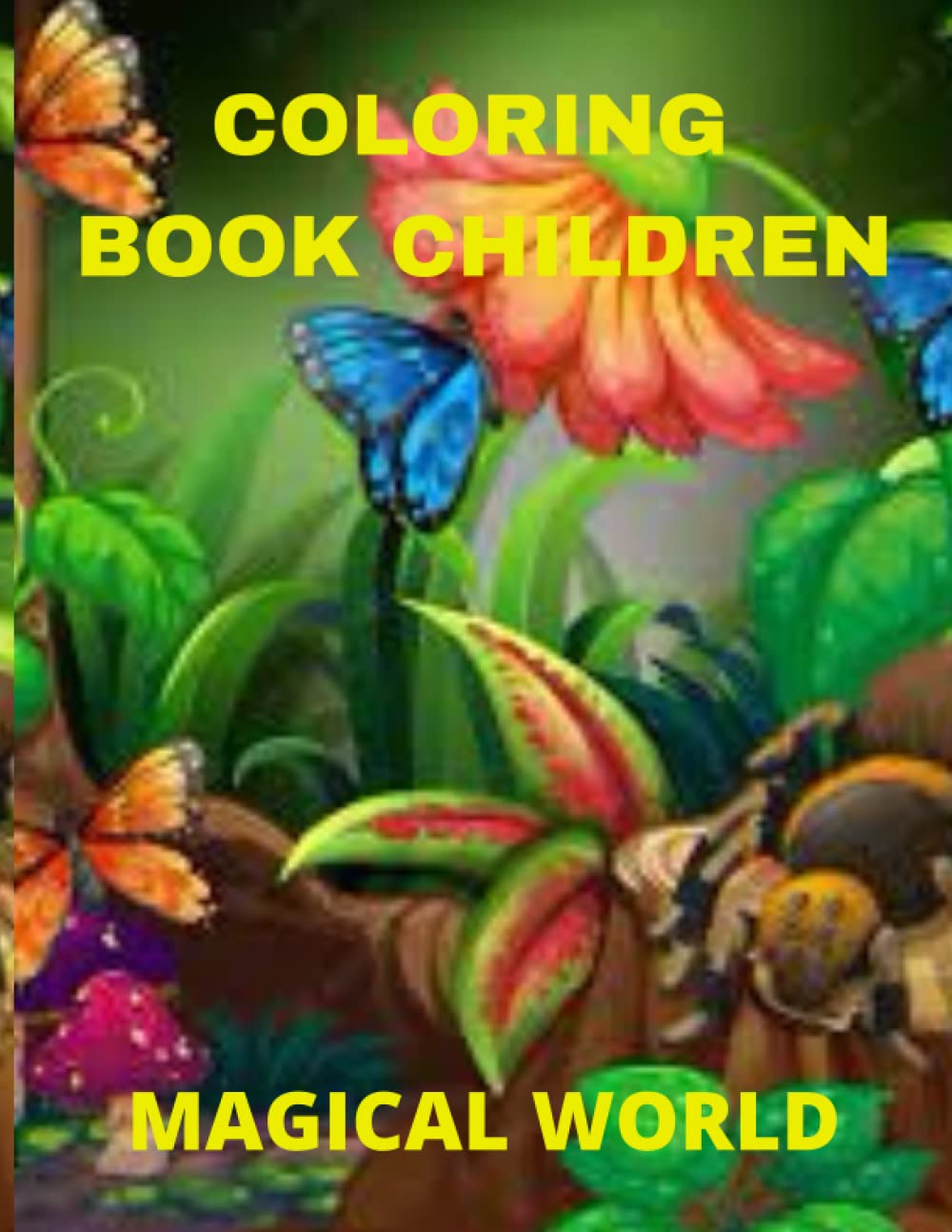 COLORING BOOK CHILDREN: MAGICAL WORLD