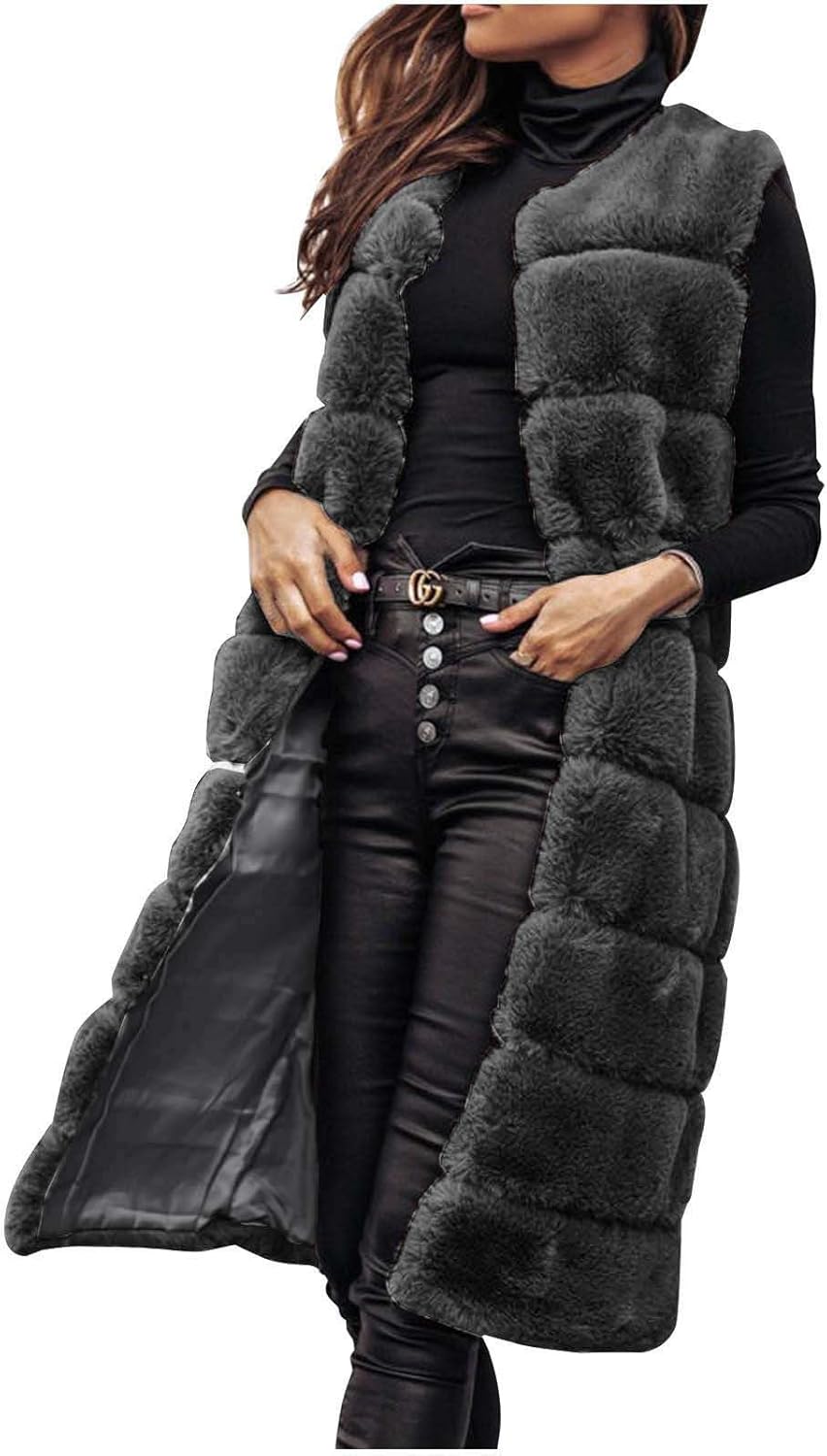 Manteau Fausse Fourrure Femme Avec Ceinture,blouson Cuir