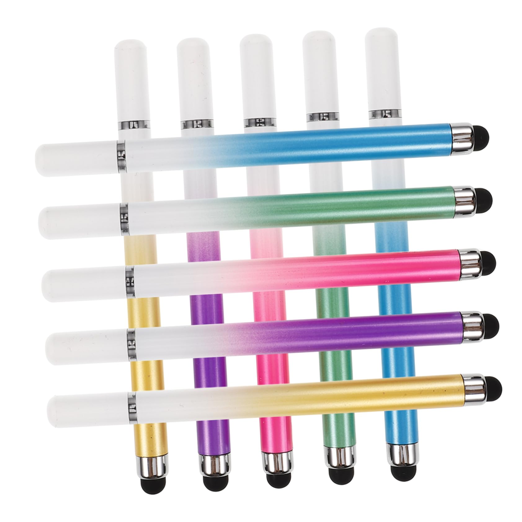 jojofuny 50stücke Teiliges Touchscreen Stylus Pen Mit Dual- Für Smartphones Und Tablets Farben Präzises Schreiben Und Zeichnen Leicht Und Praktisch