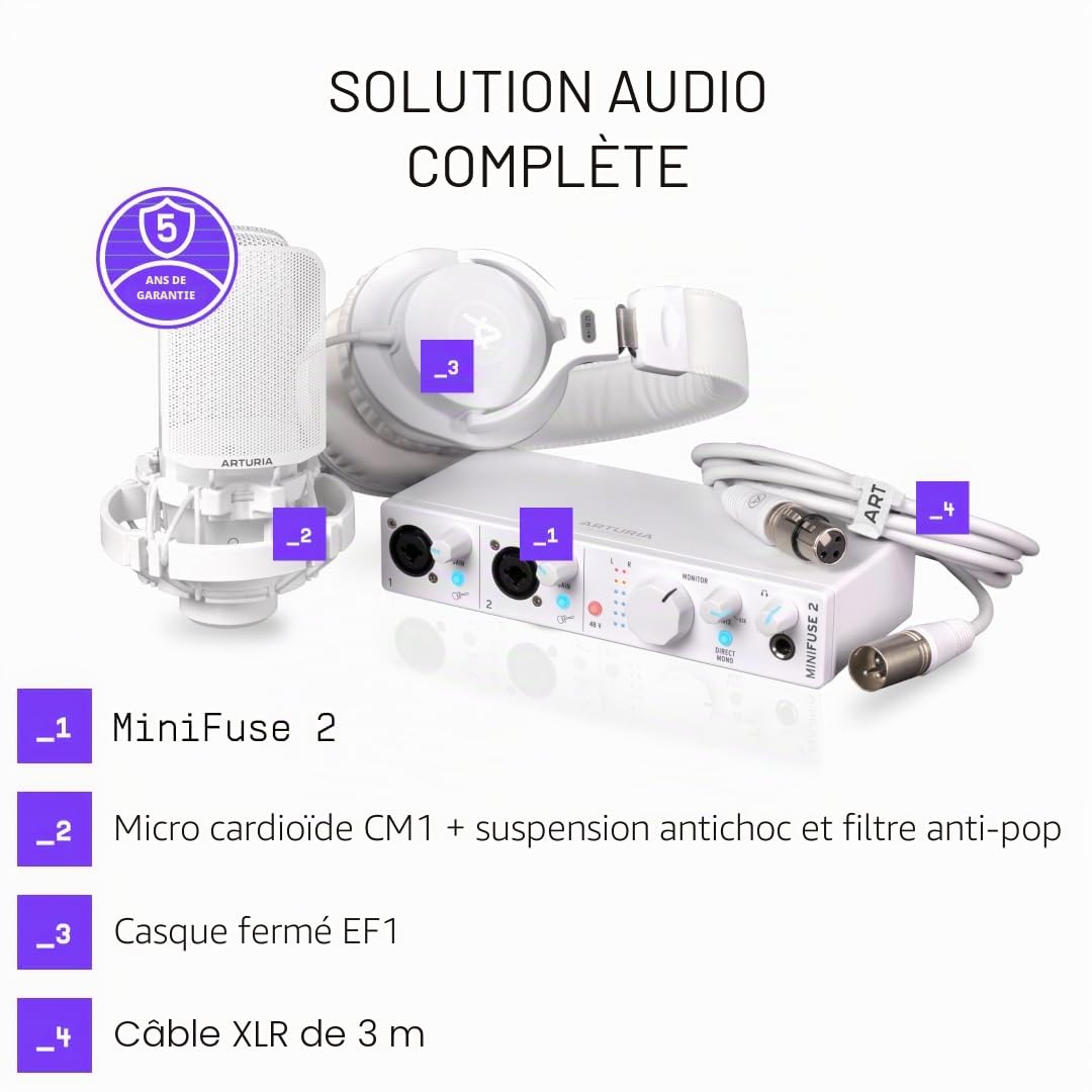 Minifuse 2 Recording Pack White