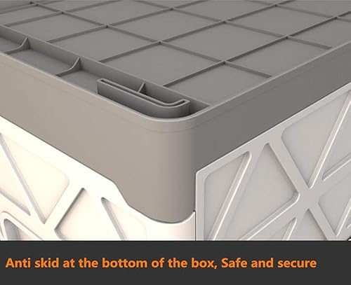 Miniatura 7 de Caja de almacenamiento plegable para maletero de automóvil de 30 L para SUV, contenedor organizador resistente para el hogar y la organización del