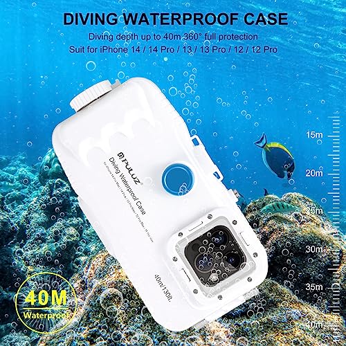 PULUZ Underwater Waterproof Snorkeling Dive Case for iPhone 16/15/14/13/13/12/12 Pro - Image 4