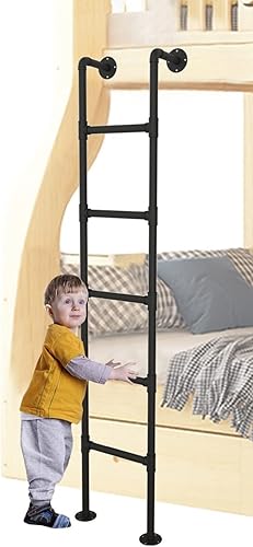 RENLXFI Escalera de litera interior para habitación de niños escalera de cama doble resistente de 100120130140591in de alto para dormitorio de viaje