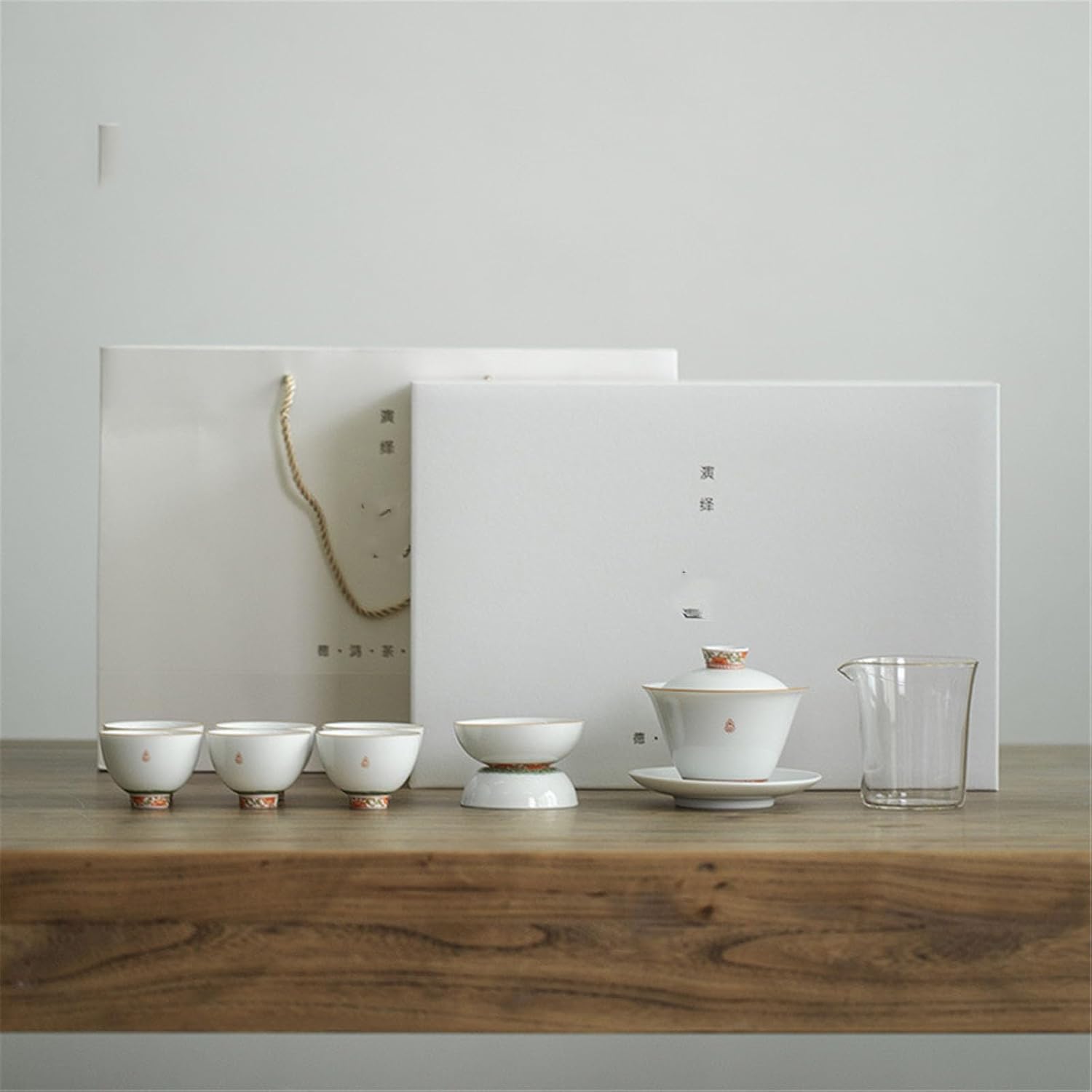 Handmade Ceramic Tea Set - Chinese Tea Pot and Cups Set for Tea Lovers and Ceremonies-set1