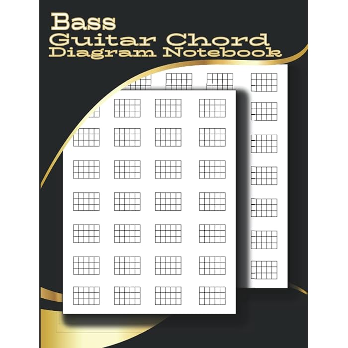 Buy Bass Guitar Chord Notebook Blank 4 String Bass Guitar Chord