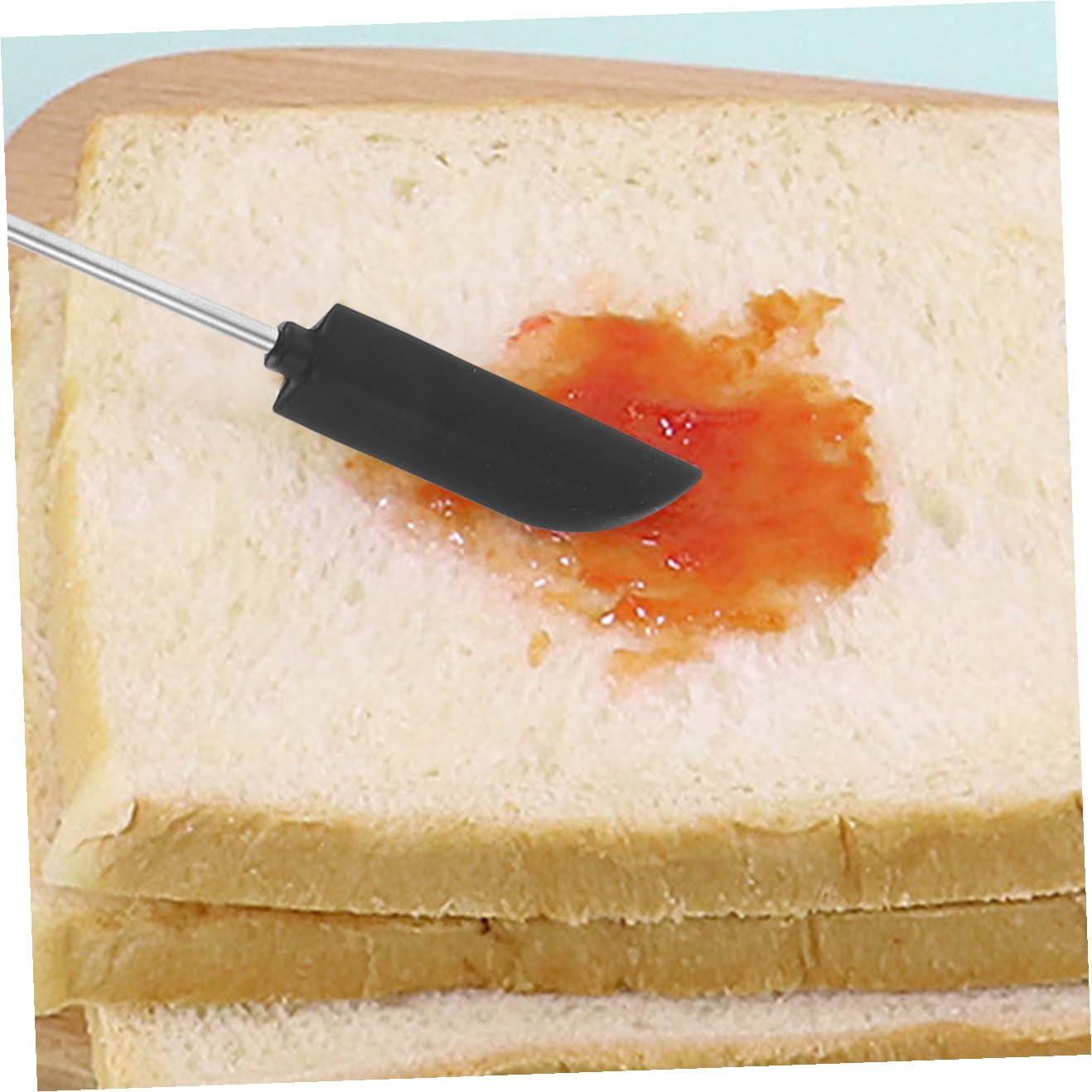 VALICLUD Silikon Mini-spatel Mit Aufhängeloch Tragbarer Backspatel Für Kuchen Marmelade Kosmetik Wie Foundation Cremes Pflegeleicht Und Robust