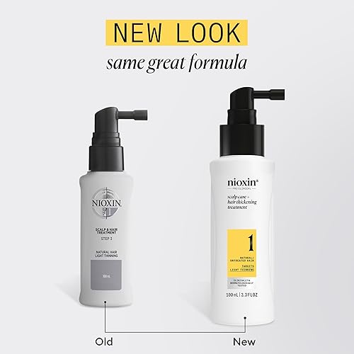 Miniatura 2 de Nioxin System 1 Scalp Care + Hair Thickening Leave-In Treatment  For Natural Hair with Light Thinning  Strengthen Against Damage & Breakage with