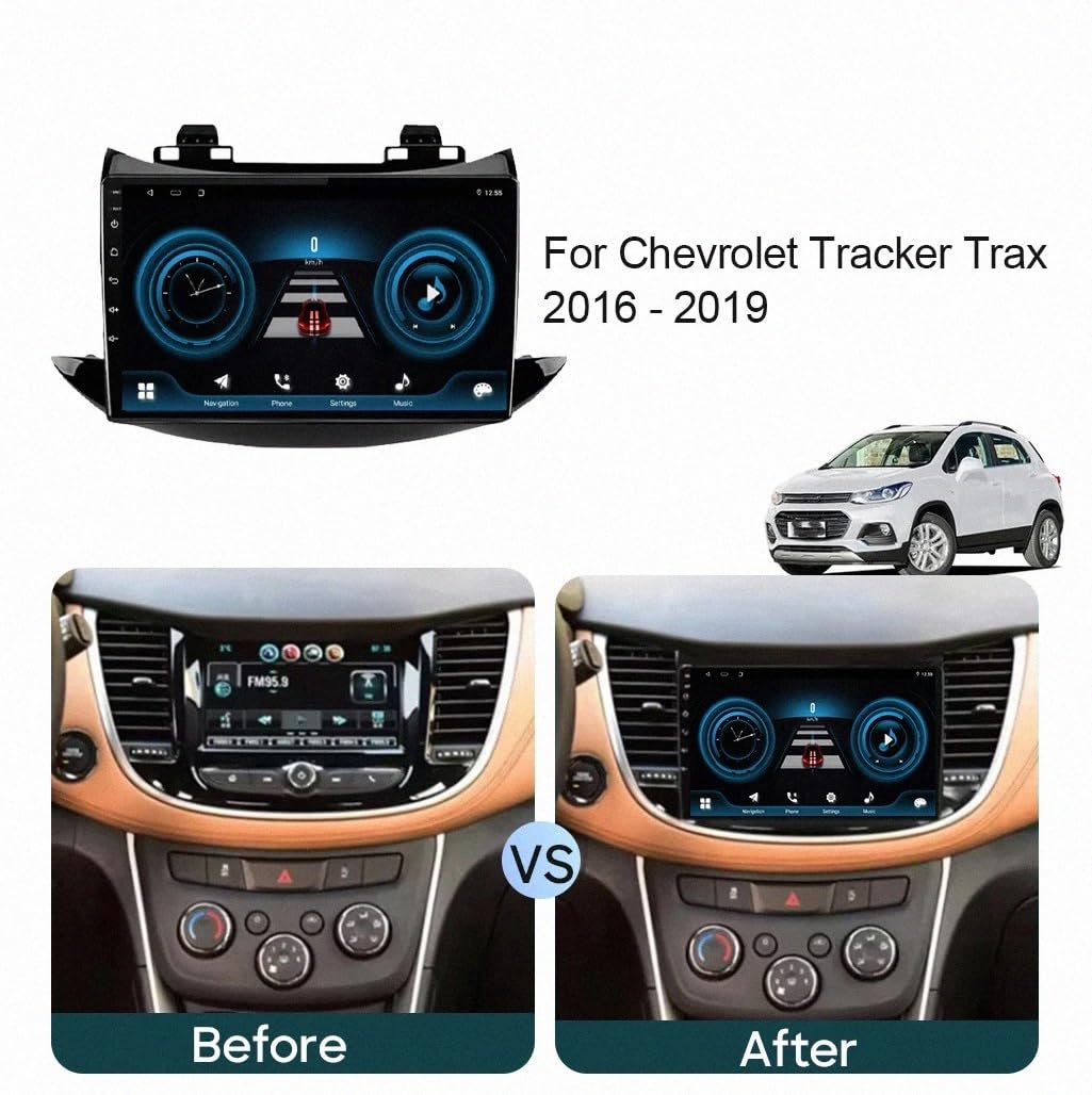 Touchscreen Auto Navigator Navigation für Chevrolet Tracker Trax 2016-2019 Bluetooth Freisprecheinrichtung, Radio, Bildschirm, Lenkradsteuerung, Mirrorlink, 4 Kern 1G+32G
