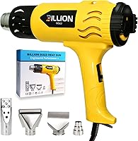 Vista 8 de Pistola de calor, pistola de aire caliente BILLION GOLD de 1800 W, 752 ℉ a 1112 ℉ con 2 ajustes de temperatura, pistola de calor para manualidades