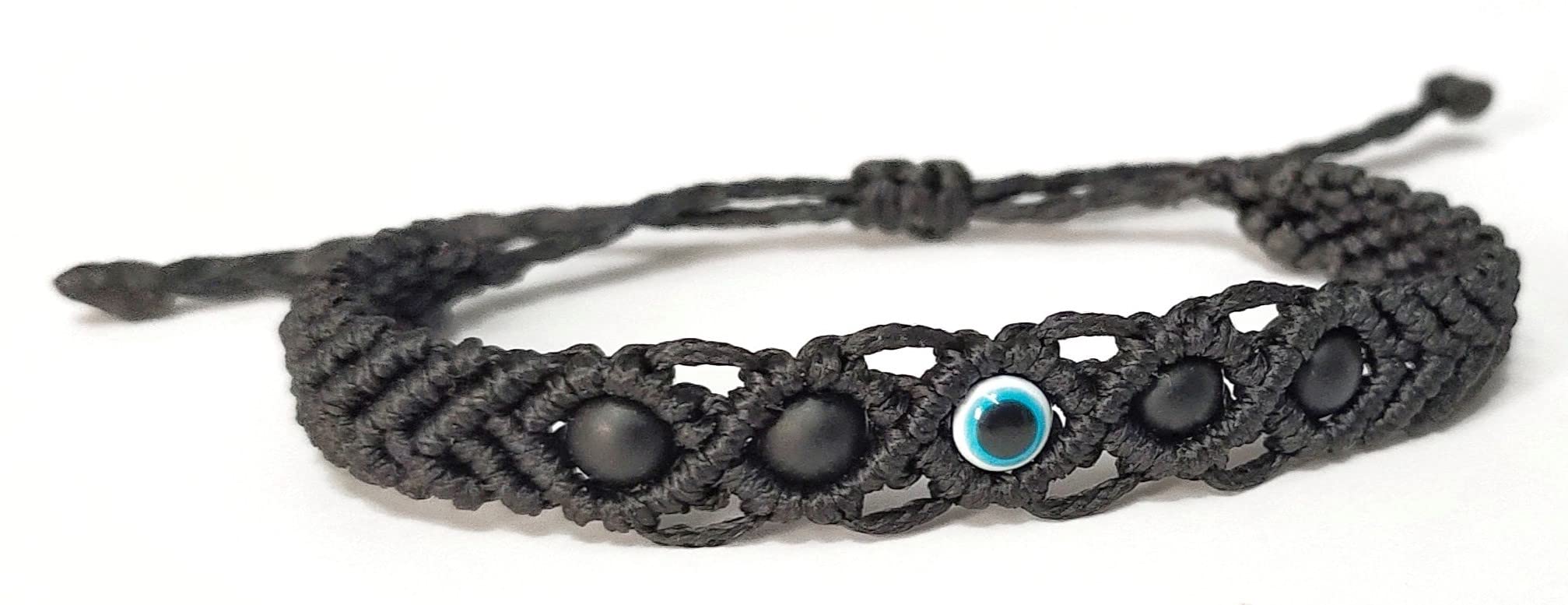 SAFFRON SHADES Stylish Evil Eye Black Thread Victory Bracelet for Women Girls | Nazariya Bracelet | Suraksha Kavach | Goodluck Band (B09TWFGVV7) Amazon Price History, Amazon Price Tracker