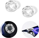 DLseego Thumb Grips Caps for PlayStation Portal Remote Player, Full Protection Anti-Slip & Anti-Scratch Anti-Fingerprint Protective Cartoon Button Cap Cover 2 Thumb Stick Caps - White