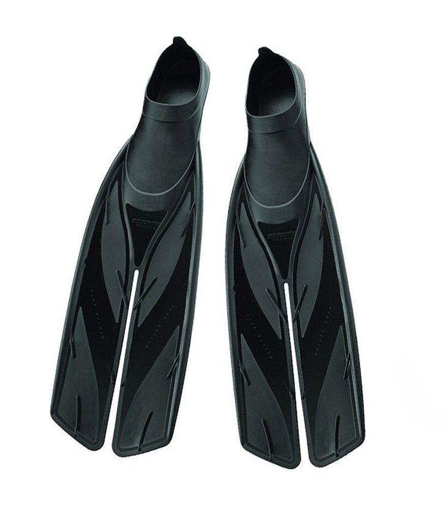 Atomic Aquatics Aleta de pie completo, negro, talla 12.0-14.0