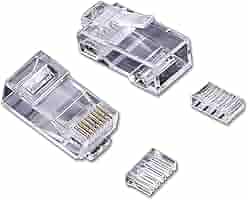 【新品】RJ45コネクタ　カテゴリ6　100個入り×10セット Amazon.co.jp: TSdrena カテゴリ6対応 LAN用RJ45コネクタ ガイド
