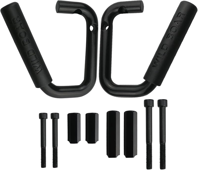 Alças de apoio dianteiras caqeg para Jeep Wrangler JK JKU 2007–2017 – Kit com 2 unidades