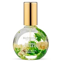 Vista 14 de Blossom Aceite de cutícula para uñas, hidratante, hidratante, perfumado, cuidado de la cutícula, infundido con flores reales, fabricado en Estados