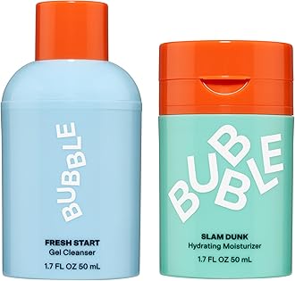 Slam Dunk Face Moisturizer for Dry Skin (50ml) + Fresh Start Exfoliating Gel Cleanser (50 ml)