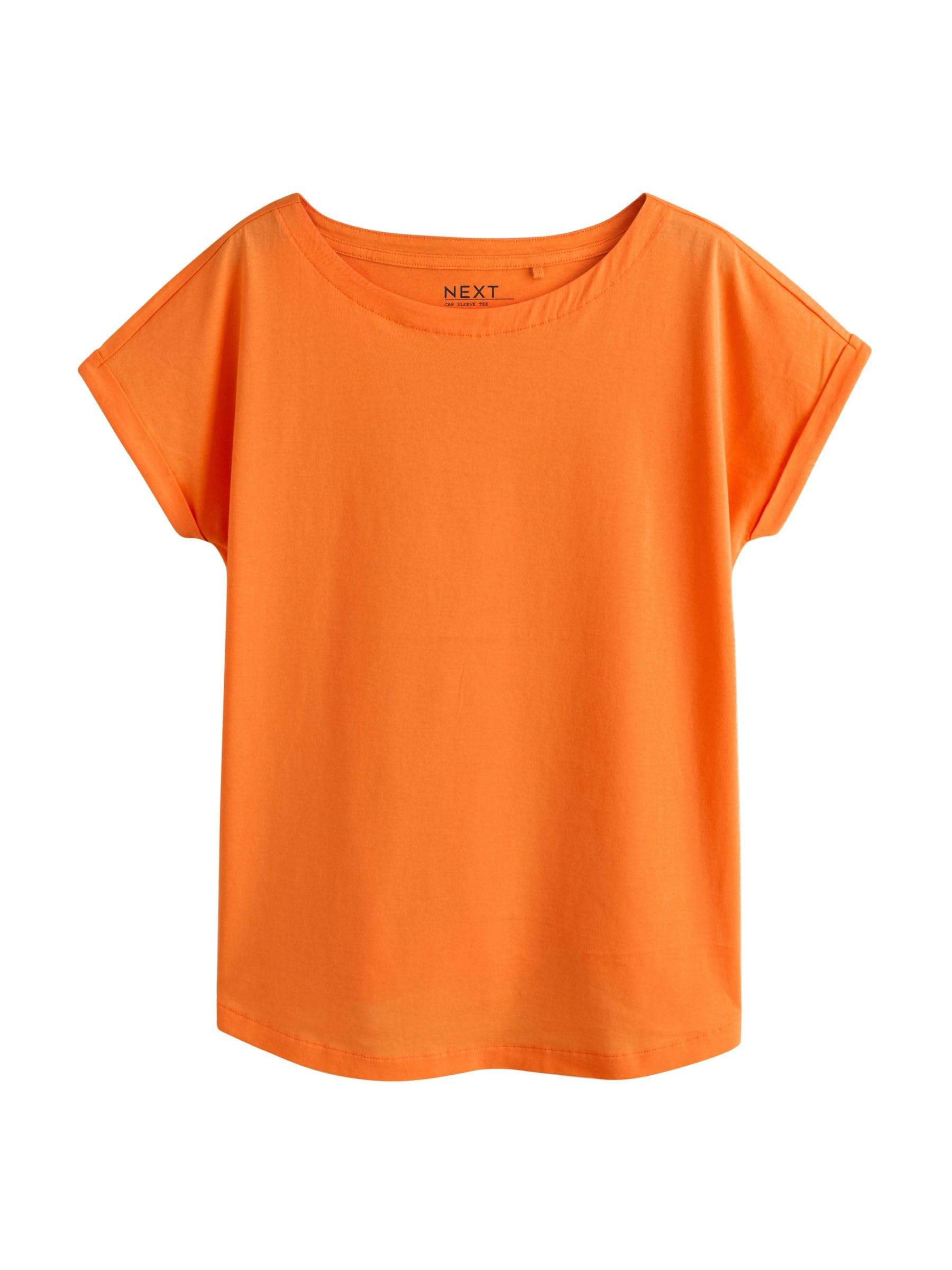 NEXT Femme T-Shirt 100% Coton à Mancherons, Lot de 10 | Coupe standard