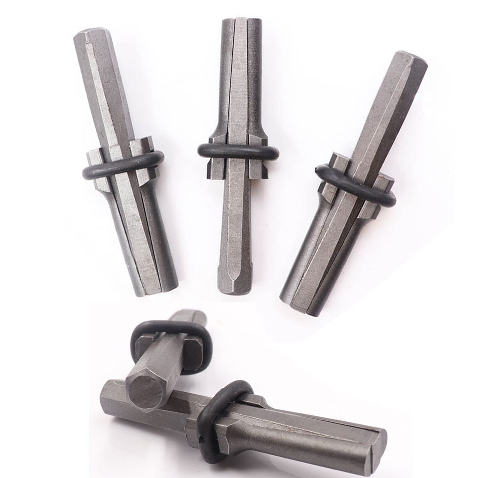 6 Cunei In Acciaio Per Spaccapietre - 14mm Per Rompere Cemento, Marmo E Granito - Foto 8