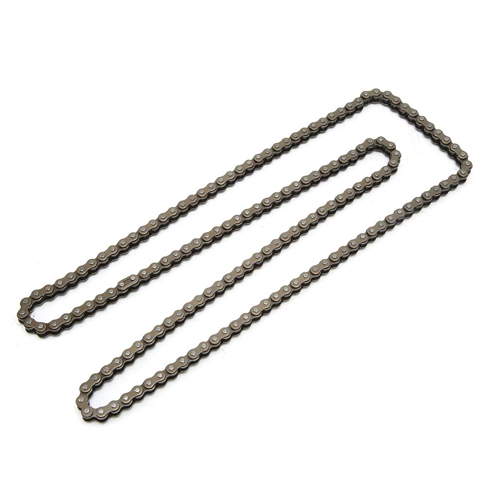 Chaine Quad Elecque 25H,Chaine 25H,Chaine 25H Pour Trottinette Elecque,25H 158Maillons Chaîne En Acier Iydable Convient Pour ket Bike Quad Atv Scooter