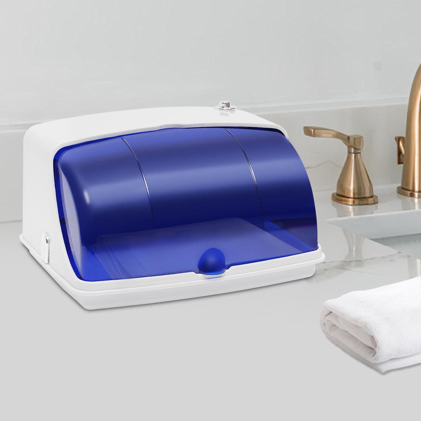 Scatola di disinfezione UV professionale per unghie, sterilizzatore, 29 x 22 x 17 cm, sterilizzazione a LED ultravioletti, sterilizzatore per unghie, salone di manicure