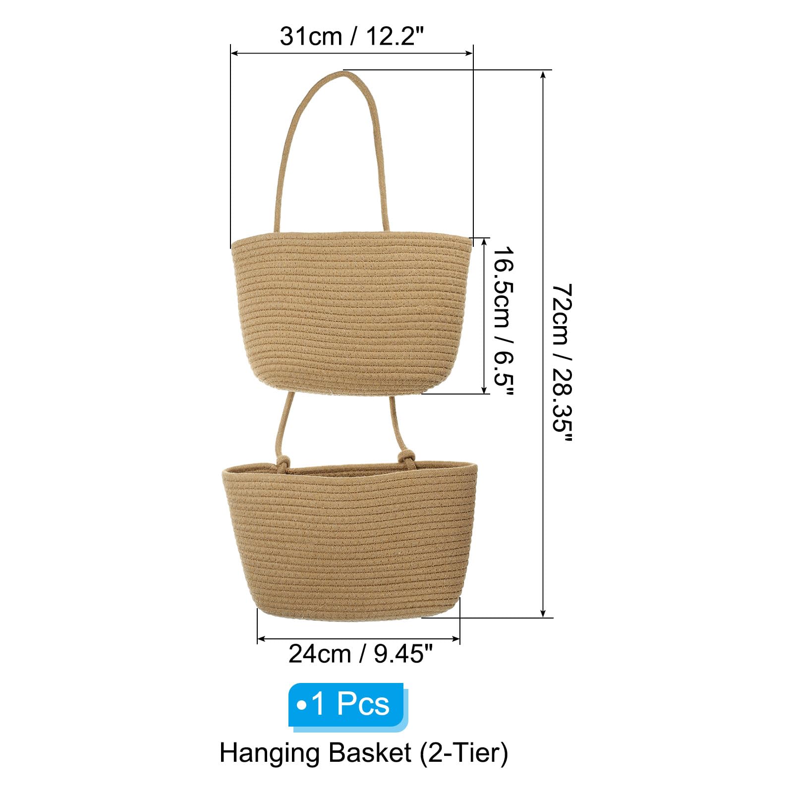 PATIKIL Hanging Basket Over The Door - Image 2
