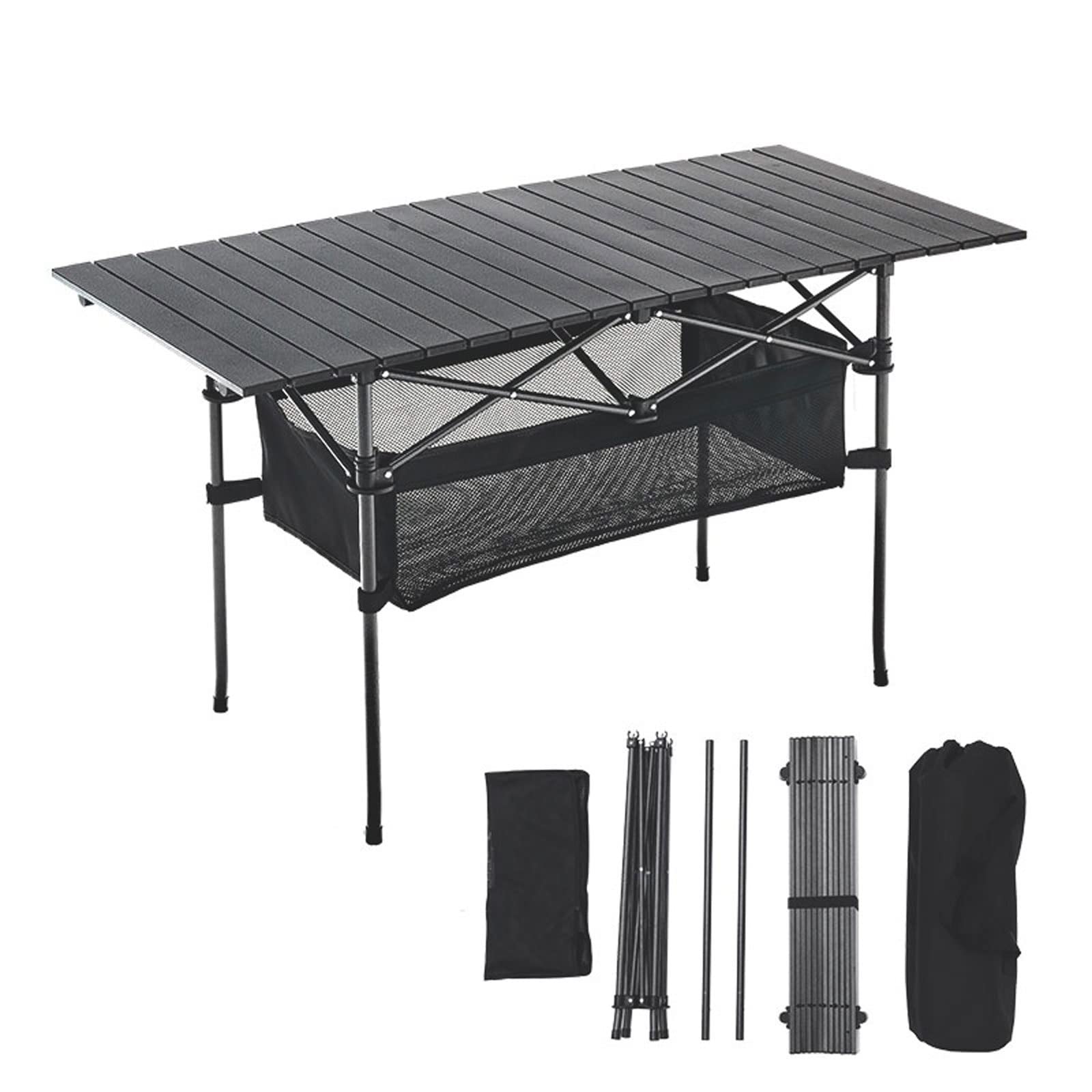 Table de camping pliante étanche et durable en aluminium pour l'extérieur