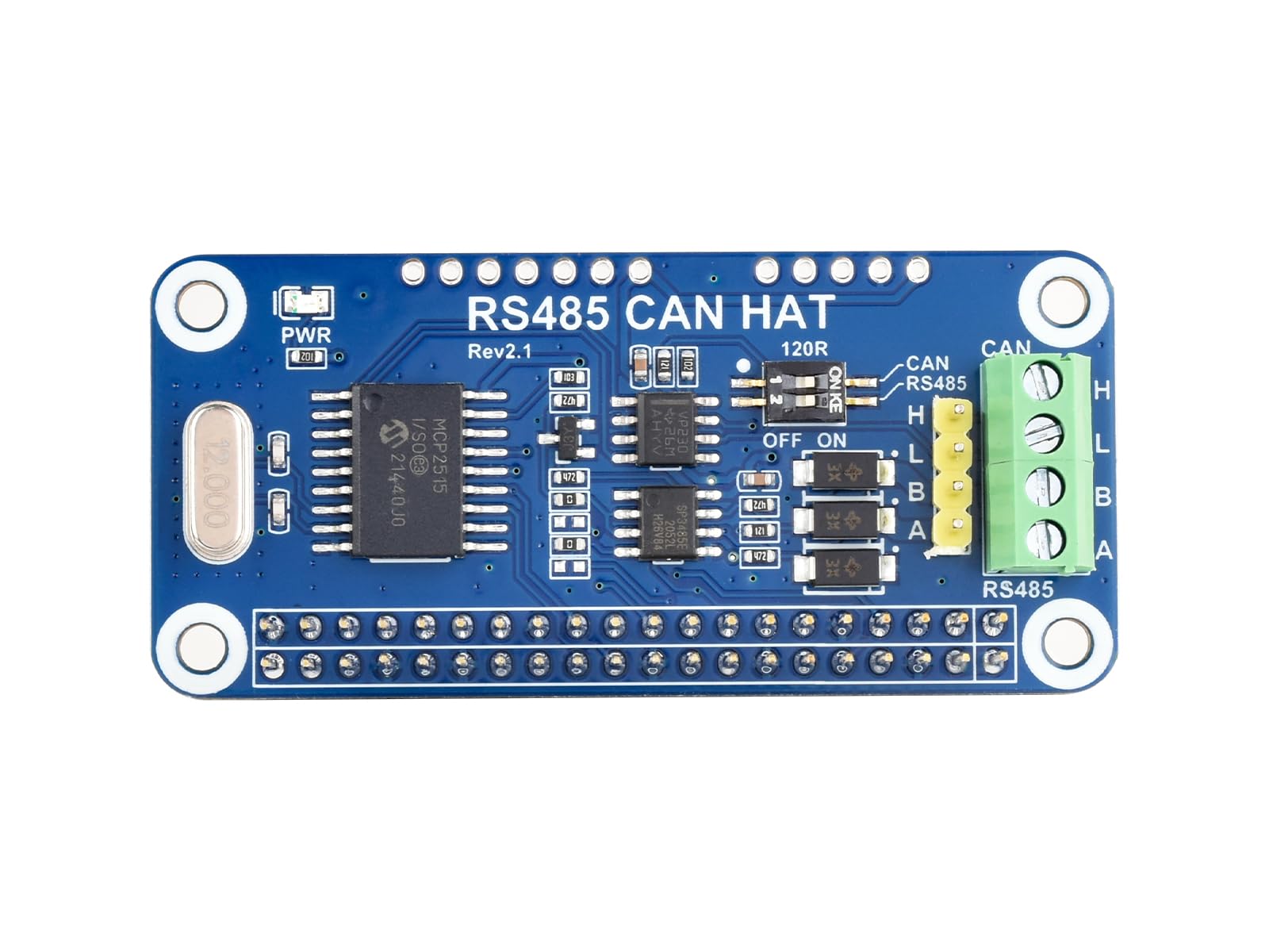 Módulo RS485 CAN Hat para Raspberry Pi transfiere datos estables a larga distancia 8
