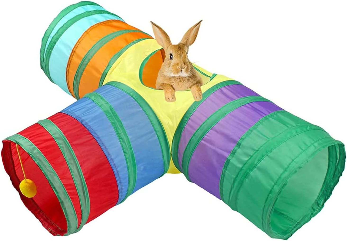 Tunnel per Gatti,Bunny tunnel,tunnel per gatti a 2 vie,giocattoli per