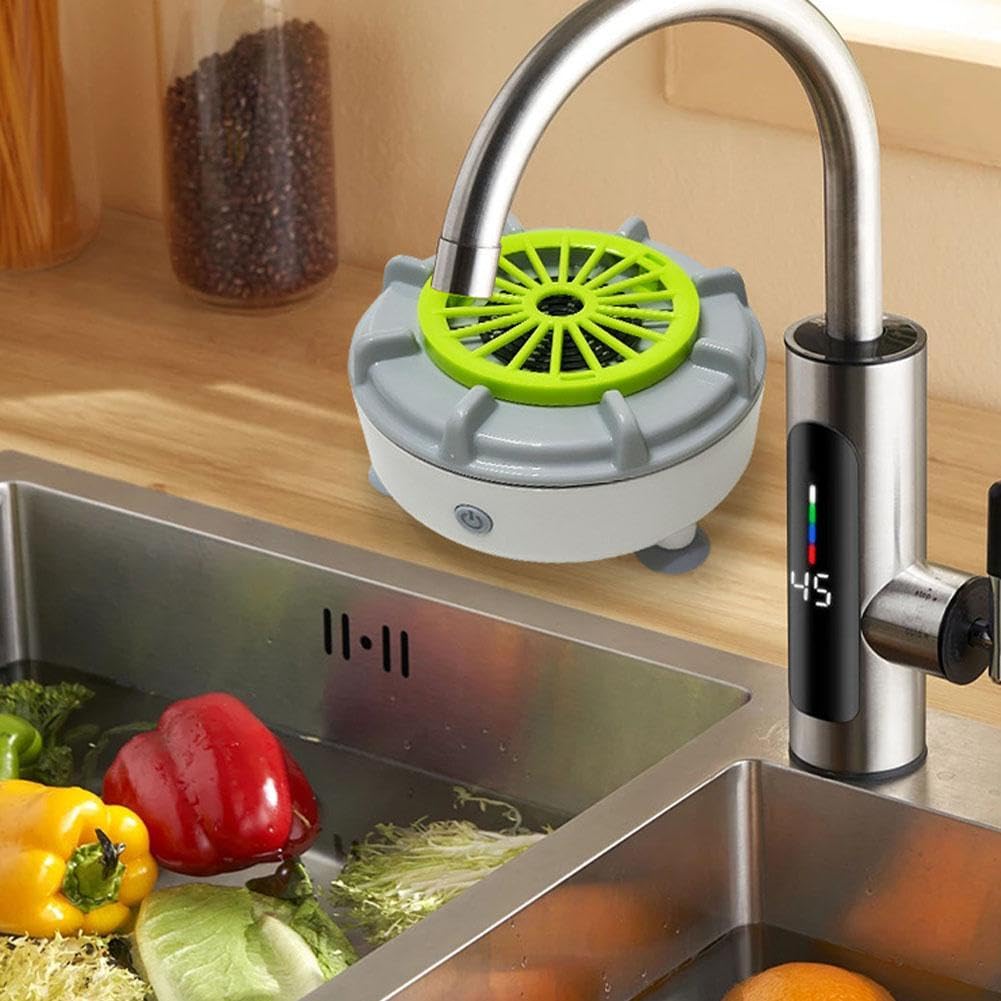 Effiziente tragbare Obst- und Gemüse-Waschmaschine, Obst- und Gemüse-Reinigungsmaschine, tragbares automatisches Obstreiniger-Gerät, zum Waschen von Obst, Gemüse, Getreide und Fleisch
