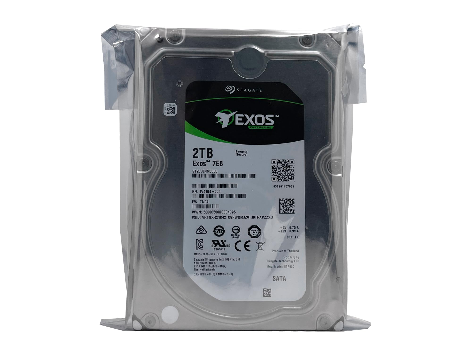 Amazon.com: Seagate Enterprise 2TB HDD ST2000NM0055 2TB SATA III
