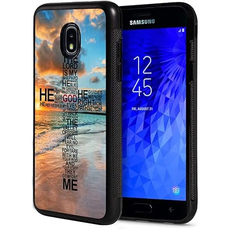 Amazon Com Galaxy J7 2018 J7 V 2018 J7 Refine J7 Star Case Christian Quotes Bible Verse John 3 16 Cross Design Slim Anti Scratch Rubber Protective Cover For Samsung Galaxy J7 2018