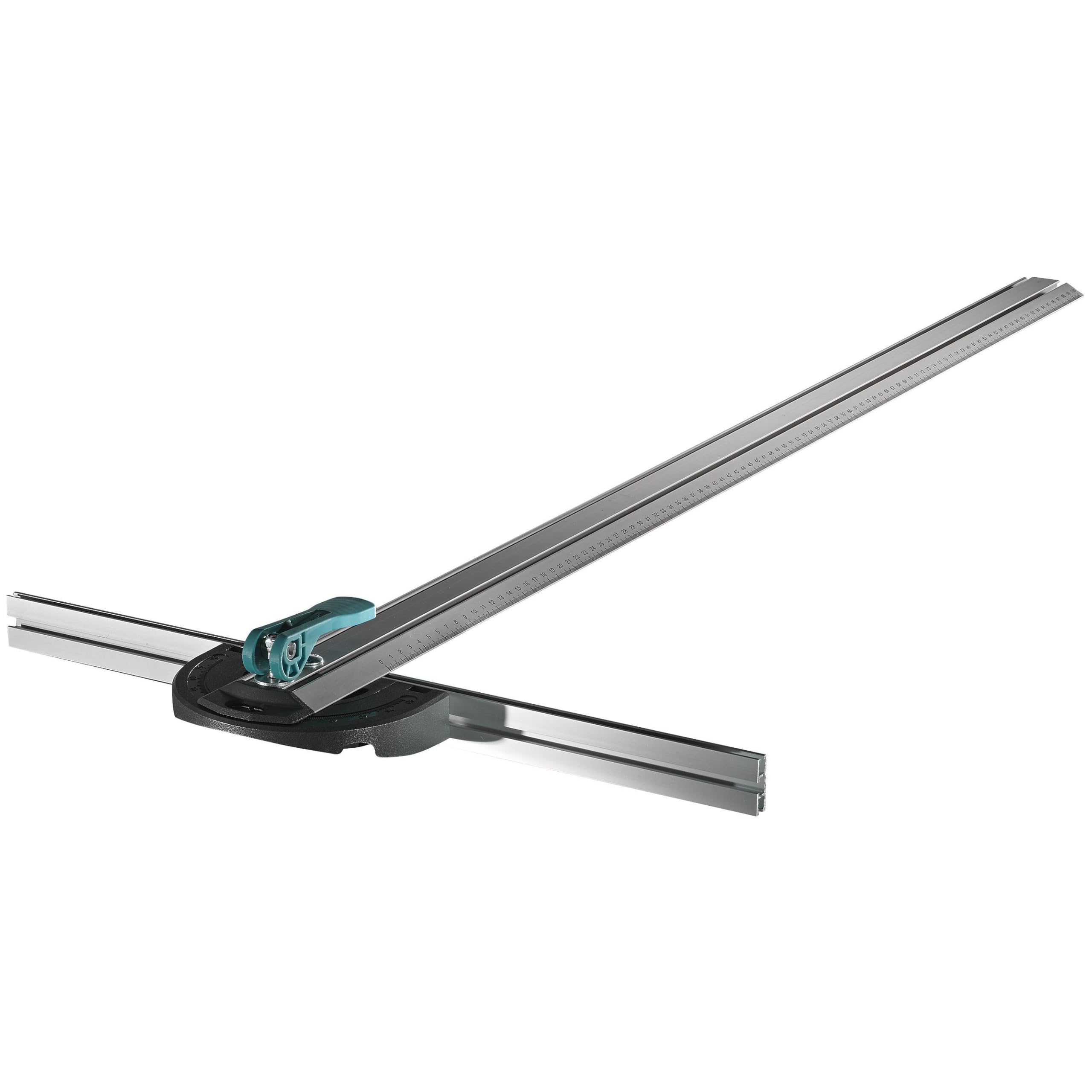 wolfcraft 4008000 - Règle en T avec Découpeuse Parallèle pour Plaques de Plâtre - Longueur de Coupe Max. 1000 mm | Aide à la coupe et au marquage, coupes d'angle et parallèles, coupes jusqu'à 100 cm de longueur et 97 cm de largeur - 4008000