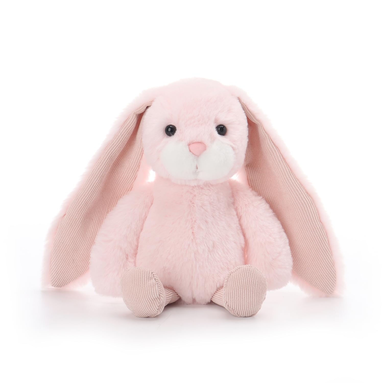 Apricot Lamb Pink Reese Bunny Rabbit Soft Stuffed Animals Plush Toys 7"