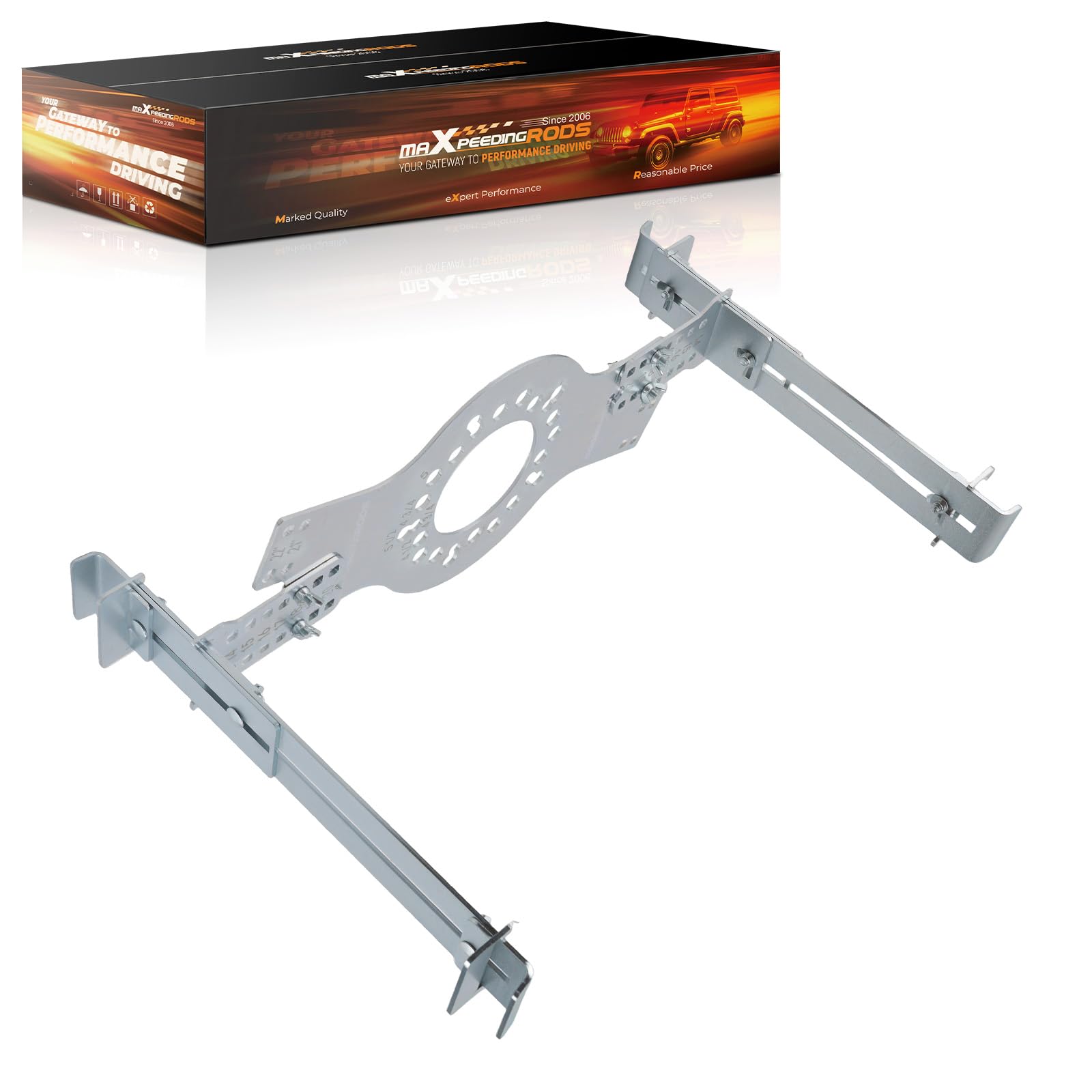 maXpeedingrods Wheel Fitment Tool for 14–22" Rims, 7–17" Wide, Silver