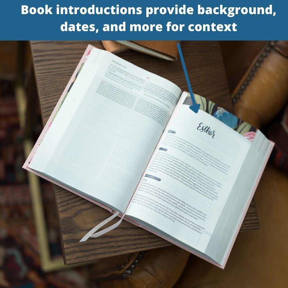 NIV, The Woman's Study Bible, Genuine Leather, Black, Full-Color, Red Letter: Receiving God's Truth for Balance, Hope, and Transformation - Image 3