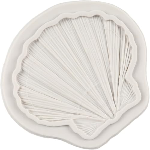 Miniatura 6 de Molde de silicona de concha de almeja, moldes de fondant de temática marina, molde de silicona para decoración de pasteles, decoración de cupcakes