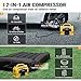 AstroAI Tire Inflator Air Compressor Portable Cordless Car Tire Pump 160 PSI 3 Power Supply DC/AC/ 20V Battery with Dual Metal Motors & LCD Pressure Gauge for Tires & Inflatables