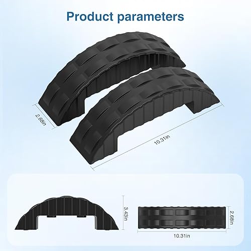 Miniatura 7 de Estirador de espalda para aliviar el dolor de espalda baja, dispositivo de tracción lumbar y cuello para descompresión espinal y relajación