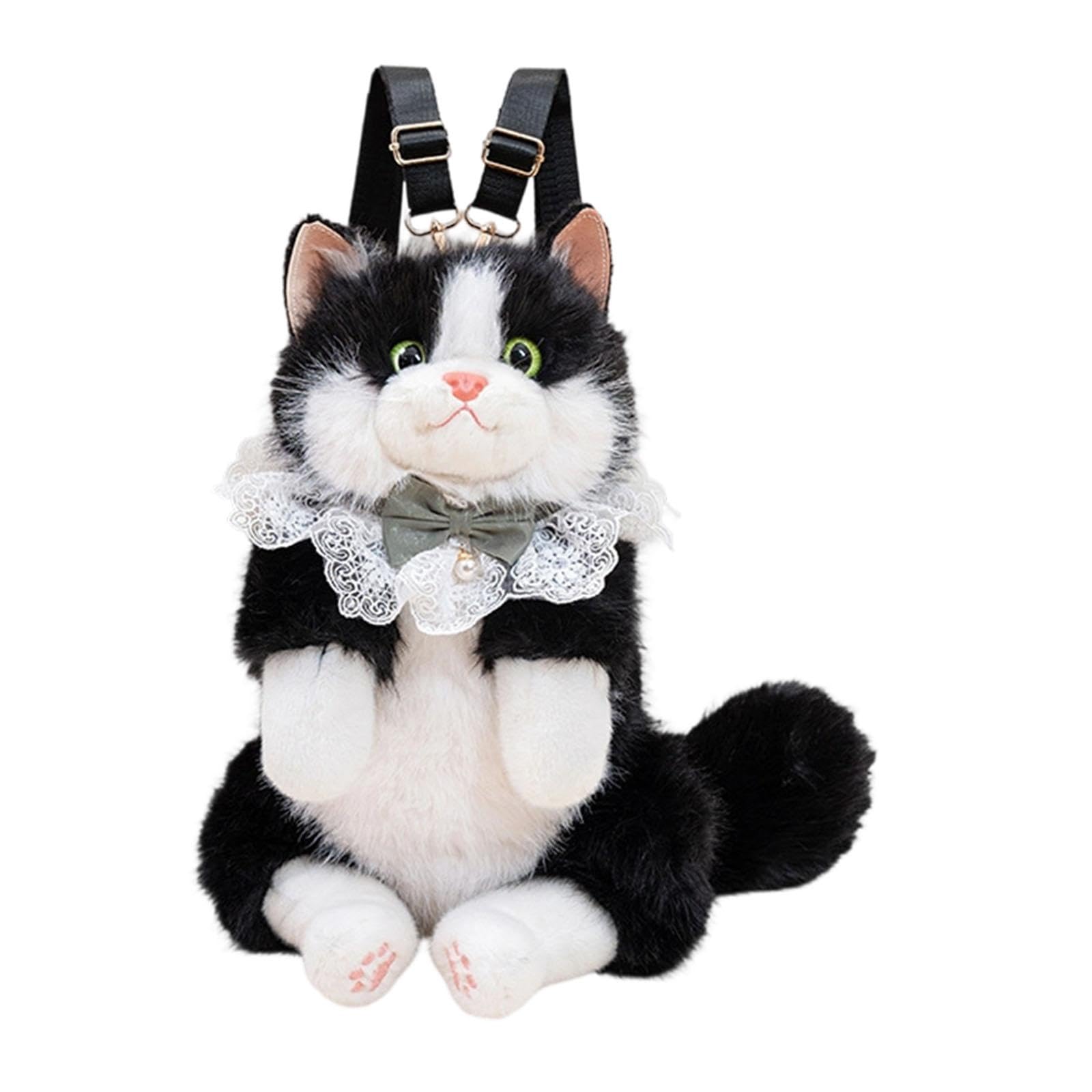 Ragdoll Cat Shaped Backpack Travel Backpack Cute Lightweight Fashion Daypack Black| Premium | Luxury | Designer | Stylish-image-23