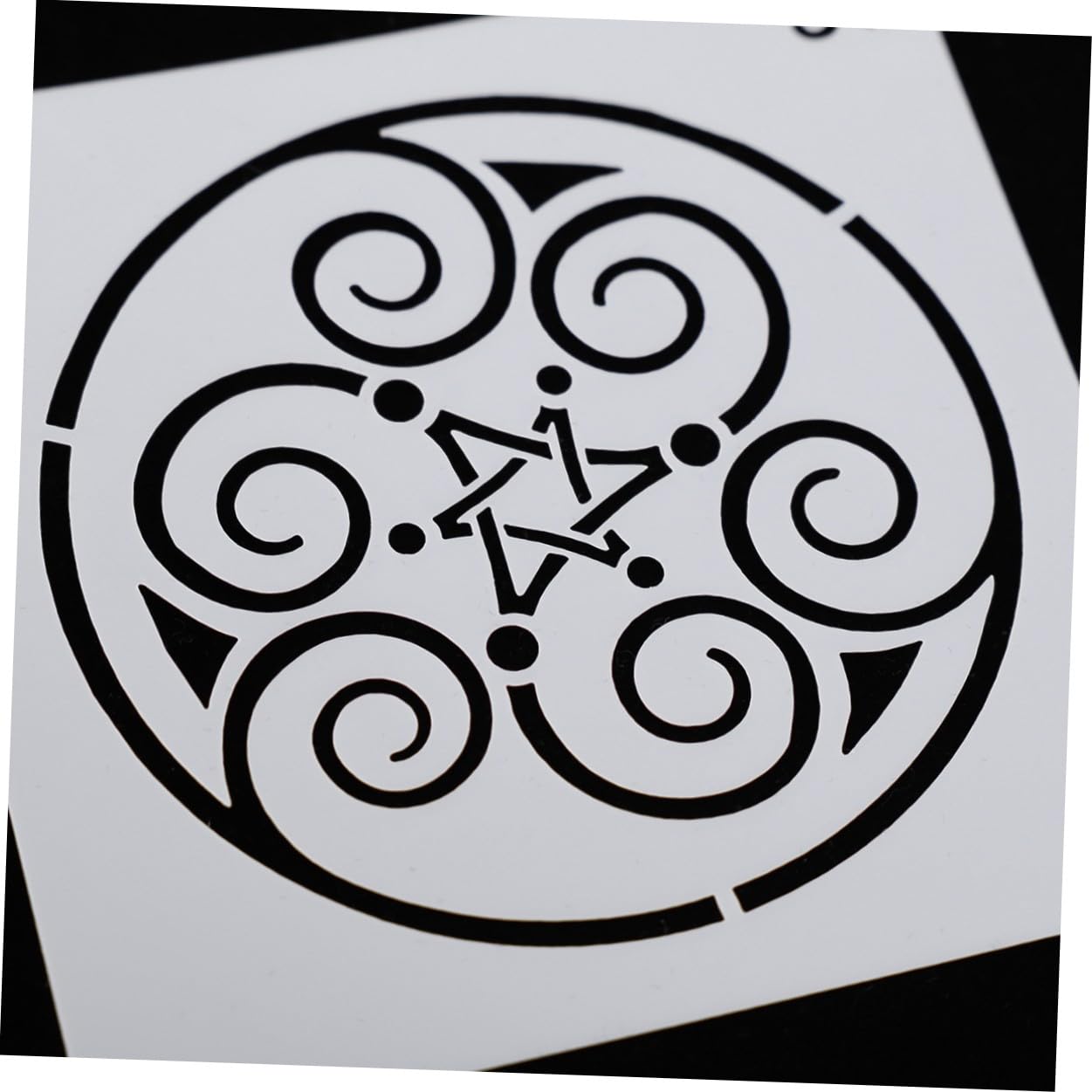 SEWACC 108 Stück Mandala Vorlage Mandala Malschablonen Aushöhlungsschablonen DIY Schablonen Zeichnungsschablonen