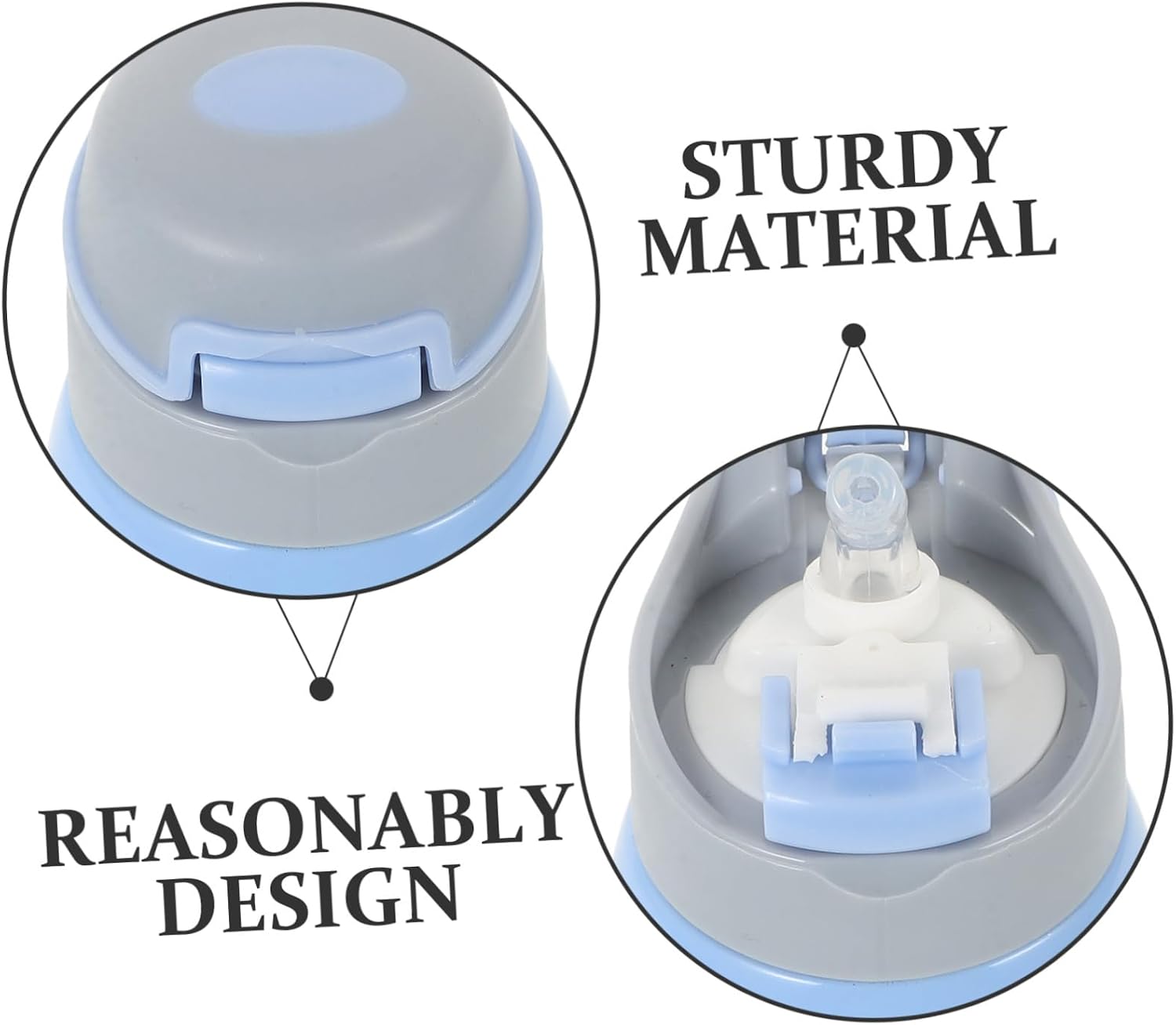 Anti-choking Insulated Drinking Mug with Straw for Elderly Disabled Patients Blue Feeding Cup for Maternity Use Design for Comfortable Hydration and Soup Drinking Care
